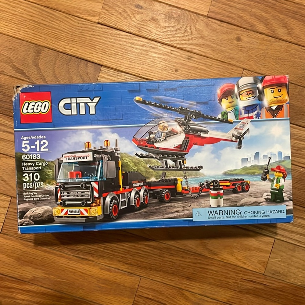 LEGO City retired Heavy Cargo Transport set 60183